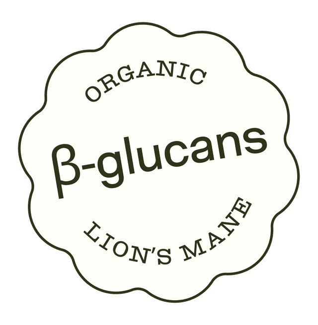 Organic beta-glucans, lion's mane